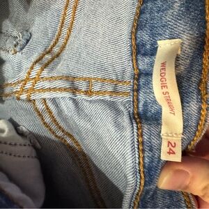 Levi's Light Blue Straight Leg Jeans